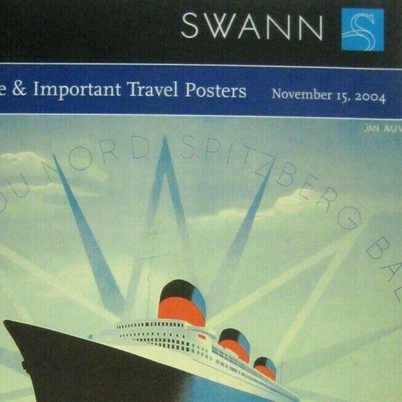 SWANN Catalog August 2004 Rare Important Travel Posters 2023 PPB World Fair - Picture 2 of 7